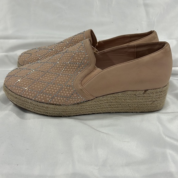 Andiamo studded front slip on espadrille - Picture 3 of 9